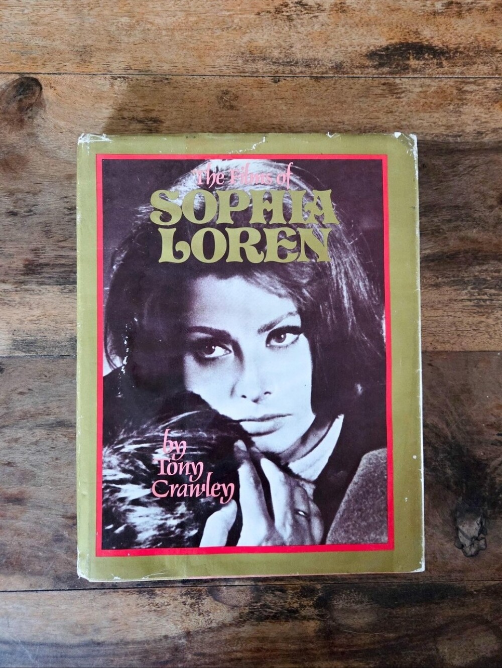 Vintage 1976 The Films of Sophia Loren Coffee Table Book / 1970s Italian Home